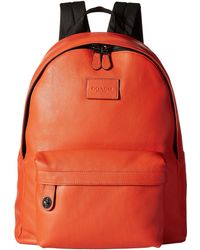 coach backpacks red