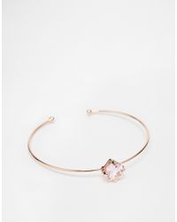 Ted Baker Boworey Origami Nude Pink Bow Acrylic Cuff in Pink | Lyst