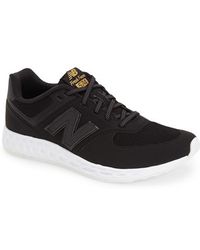 New Balance | black 574 Fresh Foam Low-Top Running Sneakers | Lyst