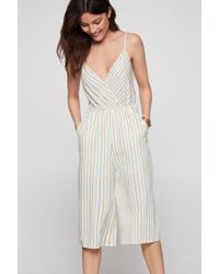 BCBGeneration Multi-stripe Culotte Jumpsuit - Multicolour