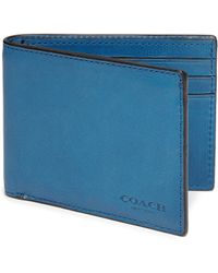 coach wallets blue's