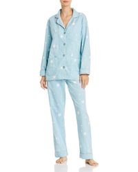 Pj Salvage Flannel Pajama Set - Blue