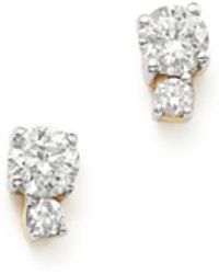 Adina Reyter 14k Yellow Gold Diamond Butterfly Stud Earrings In