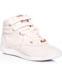 reebok high tops womens pink
