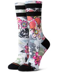 Stance Soul Flower Crew Socks - Multicolour