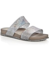 Lyst - Melissa Cosmic Metallic Glitter Two Band Slide Sandals in ... Melissa - Cosmic Metallic Glitter Two Band Slide Sandals - Lyst
