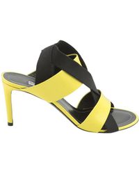 balenciaga sandals womens yellow