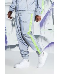 boohoo reflective joggers