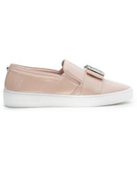 michael kors michelle patent leather sneakers
