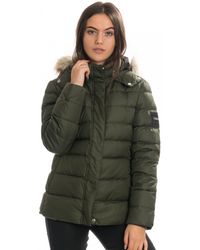 Calvin Klein Essential Womens Down Jacket - Green