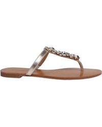 badgley mischka gold flats