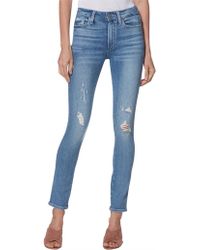 PAIGE Hoxton Ankle Peg - Blue