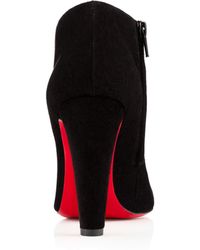 Christian louboutin Egoutina Studded Leather Boots in Black | Lyst  