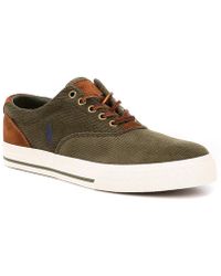 ralph lauren green trainers