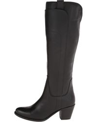 Isaac Mizrahi New York Amit Tall Riding Boots in Black (Black Leather ...
