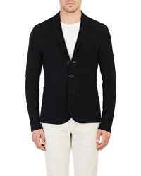 Prada Black Camel Three-quarter Coat in Black for Men | Lyst  