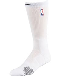 nike nba league black elite crew socks