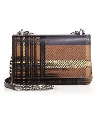 prada embellished tweed shoulder bag prada embellished tweed shoulder bag