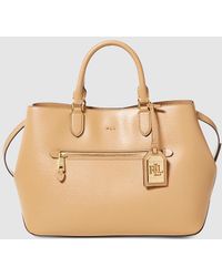 ralph lauren taupe bag