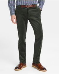 dark green corduroy pants