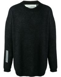 Pullover Off Blu clutcher The white Neri trsQhdC