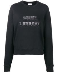 saint laurent logo sweatshirt