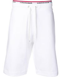 moschino tape cuffed track pants
