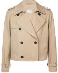 Double Breasted Jacket Lyst Cropped Maison Margiela FTw5aqE7x