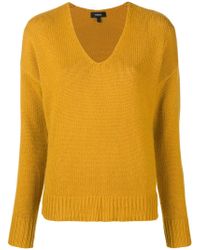 Lyst Knit Neck Cashmere Theory Crew 415 Farfetch Sweater Sweater · wBxxUzgqf0