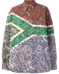 Y. Project Paisley Print Shirt - Orange