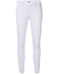 FRAME 'Le High' Skinny-Jeans - Lila
