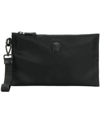 Medusa Palazzo Clutch Bag Black