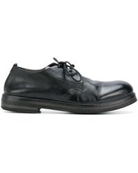 424 Leather Chunky Sole Derby Shoes in Black for Men - Lyst