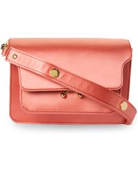 Prada Raso Satin Mini Hobo in Orange (champagne) | Lyst  