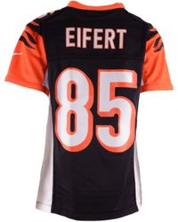 mens cincinnati bengals tyler eifert nike black game jersey  