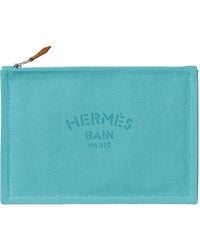 hermes Calvi peacock blue  