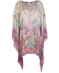 Camilla Electron Libre Sheer Kaftan - Multicolour