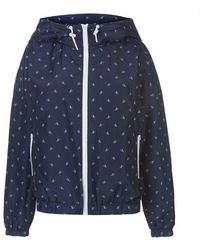 Calvin Klein All Over Print Windbreaker - Blue