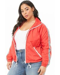 Forever 21 Anorak - Rouge