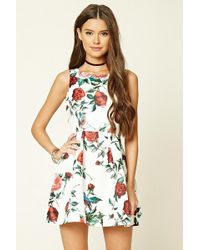 Floral Print Jacquard Dress | Forever 21 | Pinterest | Jacquard ...