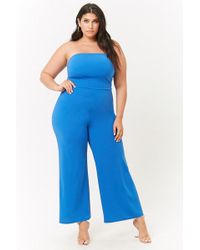 Forever 21 Combinaison bandeau - Bleu