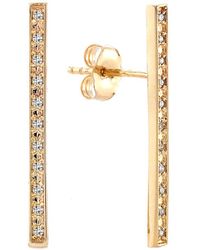 Lyst - Ariana Rabbani 14k 0.22 Ct. Tw. Diamond Earrings in Metallic