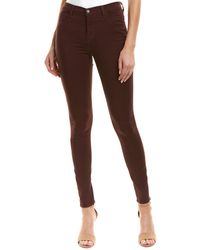 J Brand Maria Botany High-rise Skinny Leg - Brown