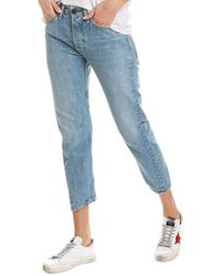 Rag & Bone Washed Vintage Wash Ankle Cut - Blue