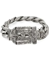 Gucci Garden Bracelet In Silver - Metallic