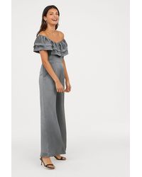 off the shoulder jumpsuit h&m