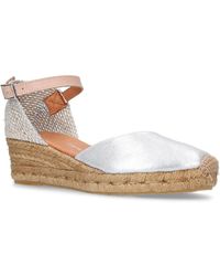 kurt geiger silver espadrilles