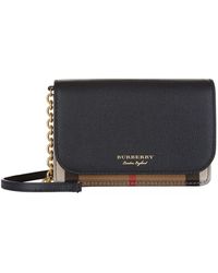 Burberry Bags Handbags Totes Clutches Shoulder Burberry Hampshire Cross Body Bag Lyst