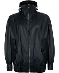 Lyst - Burberry Brit Quilt Detail Leather Biker Jacket in Black for Men