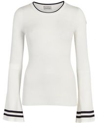 moncler white jumper moncler white jumper